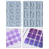 ราคา กระดาษรองอบ แผ่นซิลิโคน DIY สองมือสร้อยคอจี้แม่พิมพ์ซิลิโคน (45500884572)