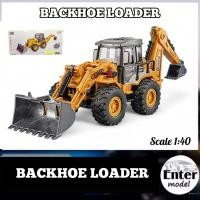 ราคา โมเดลรถแบ็คโฮ คันใหญ่ มีไฟมีเสียงเครื่องยนต์ BACKHOE LOADER ยาว25cm สเกล 1:40 (43505095009)