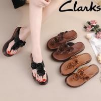 ราคา Clarks new pata woman / clarks flat women หนังแท้ / รองเท้าแตะส้นแบน (40777018372)