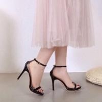 ราคา รองเท้าส้นสูงสีดำ 4 นิ้ว (6138773110)