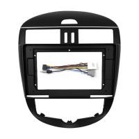 ราคา 10.1 นิ้วรถ Fascia Trim Kit สําหรับ NISSAN Tiida 2011-2016 Double Din รถ dvd กรอบเสียงติดตั้ง Canbus Adaptor Dash แผง (49252662988)