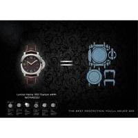 ราคา ฟิล์มกันรอยนาฬิกา Watch Protection Film สำหรับ แบรนด์ Panerai Luminor Marina 1950 Titanium 44MM Ref.PAM00351 (48051888342)