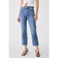 ราคา (ของแท้) Stradivarius cropped straight jeans กางเกงยีนส์ (26870511138)