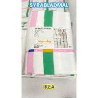 ราคา SYRABLADMAL ซือราบลอดมัล ปลอกผ้านวม+ปลอกหมอน 2 ใบ,uvet cover and 2 pillowcases, multicolour/check, 200x200/50x80 cm (27455523103)