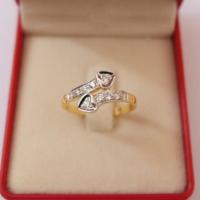 ราคา แหวนเพชรแท้หัวใจไขว้ (24990466915)