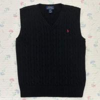 ราคา (Size M(10-12))(Boy) Polo Ralph Lauren Cable Knit Vest (26684146267)