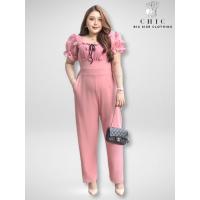 ราคา JL04 จั้มสูทขายาว ใส่สบาย บาร์บี้ จั้มสูทสาวอวบ ใส่ออกงาน (ชุดผู้หญิง ชุดทำงาน ชุดออกงาน จั้มสูทสาวอวบ (25310951276)