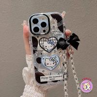 ราคา แมวสองรักเคสโทรศัพท์iphone 16 15 14 13 12Pro Max 11 XR XS Max 7 8 Plus SE2020 สร้อยข้อมือการ์ตูนฝาครอบโทรศัพท์สําหรับiPhone 16Pro 16Plus Soft Case NYS (26921349274)