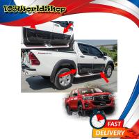 ราคา กาบข้างประตู 4Dr ทรงหมุด โตโยต้า ไฮลัค รีโว้ ล็อคโค สี ดำด้าน Hilux Revo Rocco Toyota 4 ประตู ปี2018-2019 (8233452064)