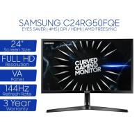ราคา MONITOR (จอมอนิเตอร์) SAMSUNG LC24RG50FQEXXT 23.5" VA 144Hz Curved Warranty 3 - Y (5016950975)