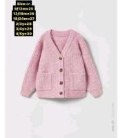 ราคา GS740 #เสื้อกันหนาวไหมพรมเด็ก #เสื้อกันหนาวZaraแท้ ไหมพรมหนาใส่อุ่น สีชมพู #พร้อมส่ง (18452819943)