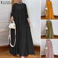 ราคา ▣ Hijabfab มุสลิมผู้หญิงชุดแม็กซี่หลวมไม่เป็นทางก (26073764340)