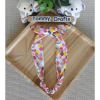 ราคา Tommy Crafts ผ้าคาดผมโบว์ผ้าคอตตอนทวิล ลายเชอร์รี่ ไซส์เด็ก/ไซส์ผู้ใหญ่ Cotton twill Hairbands (24138977860)