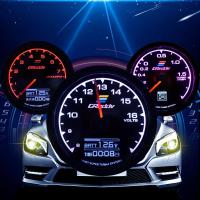 ราคา Greddy Racing Gauge 7 สีใน 1 Multi D/A LCD Digital Display Meter Turbo Boost Water Temp Oil Press Voltage Gauge (29934211315)