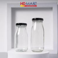 ราคา ขวดแก้วสะดวกสําหรับนมถั่ว น้ําผลไม้ ฝาดีบุก 200ml 250ml 500ml 1L (41664555401)