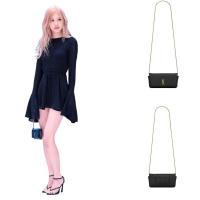 ราคา [พรีเซลล์ยุโรป] Saint Laurent Gaby chain กระเป๋าสะพายหนังแกะ / กระเป๋าสะพายสีดำ (25722079089)