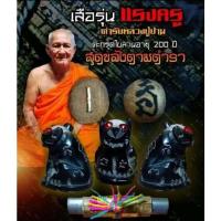 ราคา เสือ รุ่นแรงครู หลวงปู่สาย วัดลาดประทุมทอง สุพรรณบุรี ปี62(เสือเขาควายแกะ ลูกอมมหามนต์ไม่ฝังตะกรุด ตะกรุดหุ้มใบลาน) (25211596548)