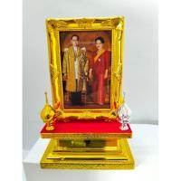ราคา กรอบรูปสีทองสมเด็จพระราชชนนีพันปีหลวง (พานพุ่มแบบตั้ง) คละแบบ (41527083507)