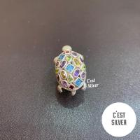 ราคา พร้อมส่ง‼️แหวนเงินแท้ พลอยแท้ รูปเต่า พลอยแท้แฟนซี (4891678527)