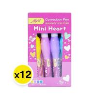 ราคา เอลเฟ่น Elfen ปากกาลบคำผิด 30มล. 12ด้าม (คละแบบ&สี) ลิควิด (25066487102)