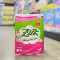 ราคา กระดาษชำระ กระดาษทิชชู่ ซิลค์จัมโบ้ 24ม้วน** (26258210929)