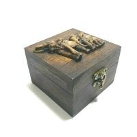 ราคา กล่องไม้สักแท้ สำหรับใส่ของจุกจิก ใส่เหรียญ ใส่พระ ใส่เครื่องประดับ ติดช้างเรซิ่น ที่ล็อกทองเหลือง (5039521068)