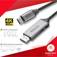 ราคา ถูก/แท้Baseus สาย USB-C to HDMI 4K 60Hz For UHD FHD MacBook Pro Samsung Huawei Type c to hdmi 2.0 (5933270332)