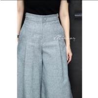ราคา กางเกงขาบาน7ส่วนทรงเอ (23139217755)