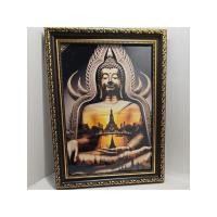 ราคา ภาพพระพุทธเจ้าพร้อมกรอบ สำหรับสักการะบูชา,ตกแต่งบ้าน,ภาพมงคลสำหรับของขวัญของฝาก (24492889661)