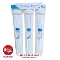 ราคา เครื่องกรองน้ำใช้ UNI PURE 20 นิ้ว เครื่องกรองน้ำใช้ 3 ขั้นตอน (1349628939)