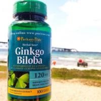 ราคา Puritan Ginkgo Biloba 120mg 100 capsules สารสกัดจากใบแป๊ะก๊วยช่วยบำรุงประสาท และความจำ (1320904928)