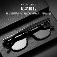 ราคา แว่นตาแฟชั่นใหม่สีดำกรอบแว่นตากันแดดไนลอนแว่นตากันแดดป้องกันรังสียูวีสำหรับผู้ชาย (41500121520)