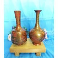 ราคา Vintage 1960s Modern Design Japanese Bronze 9.5" Murashido Footed Vase Ikebana แจกันวินเทจหายาก ตั้งโชว์ และสะสม ตกแต่ง (25558953178)