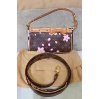 ราคา LOUIS VUITTON Limited Edition แท้%Cherry Blossom Pochette Accessories Bag (15509169205)