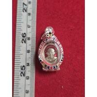 ราคา เหรียญแม่แตงหลวงปู่ทวดวัดช้างให้เนื้ออัลปาก้าลงยา ให้พร้อมกรอบเงินแขวนบูชา ของแท้รับประกันค่ะ (27990493346)