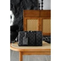 ราคา LOUIS VUITTON/LOUIS VUITTON กระเป๋าผู้ชาย CITY KEEPALL กระเป๋าสะพาย Presbyopic M45936 กระเป๋ายุคกลาง (46900280361)