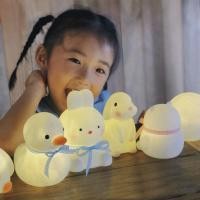 ราคา โคมไฟตั้งโต๊ะ LED รูปการ์ตูนเป็ด หมี กระต่าย สําหรับตกแต่งห้องเด็ก (18160288944)