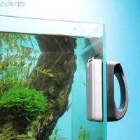 ราคา CURTES แปรงตู้ปลา, Strong Magnetic Floating Cleaner แปรงทําความสะอาดตู้ปลา, ที่ปัดน้ําฝนถังสองด้านพร้อมขูด Wave Design Algae Cleaning Wiper เครื่องมือทําความสะอาด (53000569864)