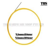 ราคา 4.5MM Wire Puller Wall Cable Through Wall Wire Threader Wire Guide Cable Puller สําหรับสายไฟและสายเข้า (15M&30M) (40826902170)