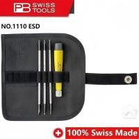 ราคา Swiss PB 1110/1113/8215.ชุดไขควงป้องกันไฟฟ้าสถิตย์ เอสดี - หัวเปลี่ยนได้ ฟิลลิปส์ & เจาะรู นําเข้า (42876417226)