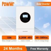 ราคา Flowatt 6.2KW Hybridอินเวอร์เตอร์ 220V Pure Sine Waveอินเวอร์เตอร์พลังงานแสงอาทิตย์ 50Hz/60Hzในตัว 120A MPPT Solar Controllerระบบ 48Vสามารถเชื่อมต่อได้ถึง 9 หน่วยในขนาน (43956688346)