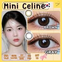 ราคา ilens : Mini celine คอนแทคเลนส์(มินิ) อมน้ำ60% ใส่สบายตามาก กรองแสง Made in Korea✨Brown/Gray (45851264135)