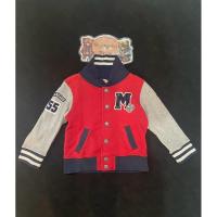 ราคา เสื้อแจ็คเก็ต เสื้อคลุมแขนยาวของเด็กมือสอง (สีแดง) Size 100 แบรนด์ Mikihouse ของแท้ ✨% สภาพ 85% ❌มีตำหนิที่ตัวอักษร M (28920718997)