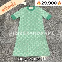 ราคา Gucci GG Knit Dress Green (20362290657)