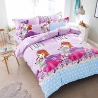 ราคา ชุดเครื่องนอนลายการ์ตูนเจ้าหญิงน่ารัก สวยๆ ขนาด 3.5,5,6 ฟุต ผ้าปูที่นอน+ผ้านวม (14289676953)