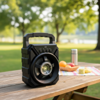 ราคา ลําโพงบลูทูธไร้สายสําหรับใช้ในบ้าน คาราโอเกะเคลื่อนที่ กลางแจ้ง ขนาดกะทัดรัด เสียงดัง พกพาสะดวก เบสลึก (57000174401)