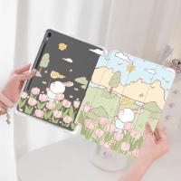 ราคา เคสขอบใส กันกระแทก for Samsung Galaxy Tab S9 Plus 12.4 tab s9/s9 fe 11 tablet cover (25839332807)