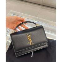 ราคา [Old Fairy] YSL Saint Laurent Woods Sunset กระเป๋า Sunset woc กระเป๋าโทรศัพท์มือถือกระเป๋าถือกระเป๋าโซ่กระเป๋าสะพายกระเป๋าสะพายข้าง Cowhide ธรรมดาสานกระเป๋าพระอาทิตย์ตก ysl Sunset กระเป๋า ysl woc กระเ