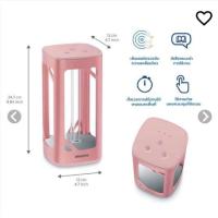 ราคา Philips โคมไฟตั้งโต๊ะ UV-C ฆ่าเชื้อโรค 24W สีโรสโกล (18324968569)
