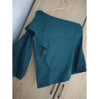 ราคา เสื้อปาดไหล่ สีดำ สีเขียว (17847787056)